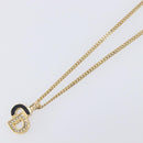 Christian Dior Necklace metal Gold Tone Auth 199288M-4