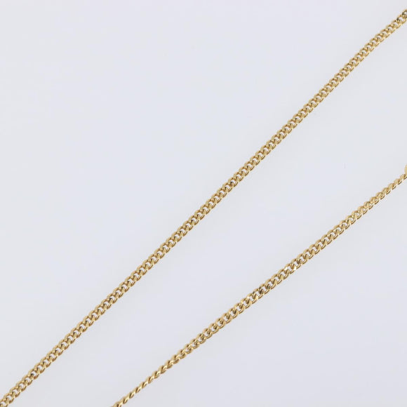 Christian Dior Necklace metal Gold Tone Auth 199288M