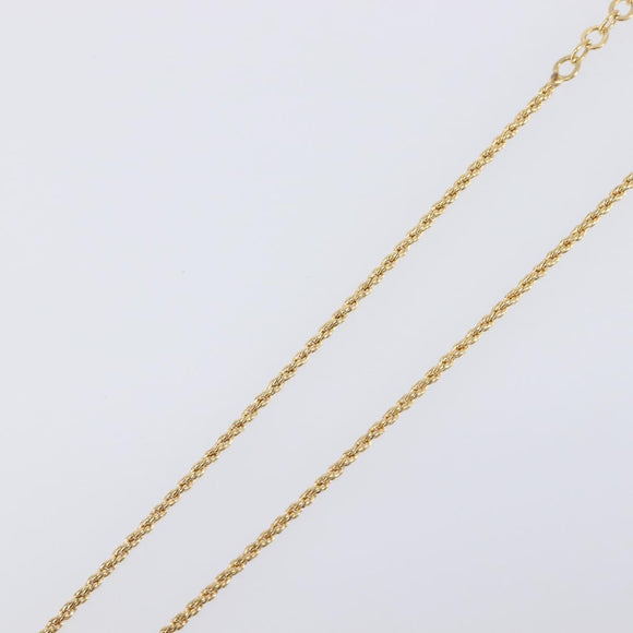 Christian Dior Necklace metal Gold Tone Auth 199297M