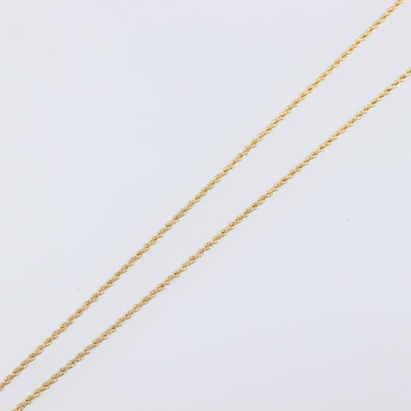 Christian Dior Necklace metal Gold Tone Auth 199297M