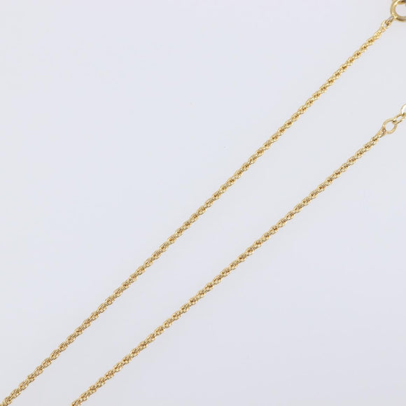 Christian Dior Necklace metal Gold Tone Auth 199297M