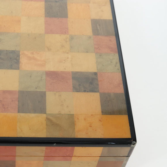 HERMES Interior Box Object Wood Multicolor Auth 199307SM
