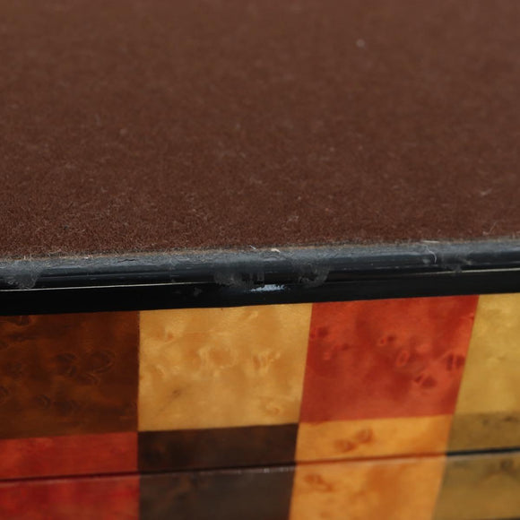 HERMES Interior Box Object Wood Multicolor Auth 199307SM