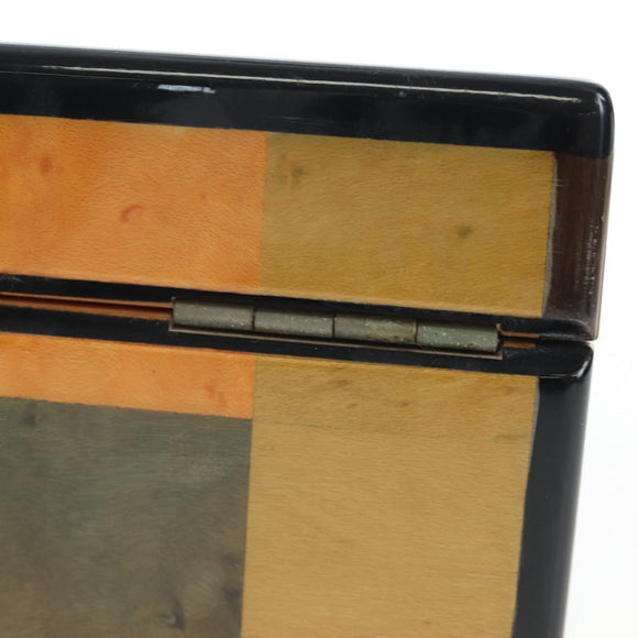 HERMES Interior Box Object Wood Multicolor Auth 199307SM