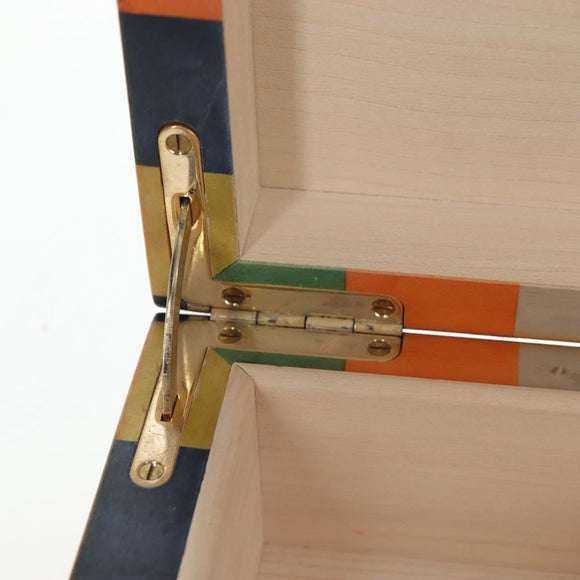 HERMES Interior Box Object Wood Multicolor Auth 199307SM