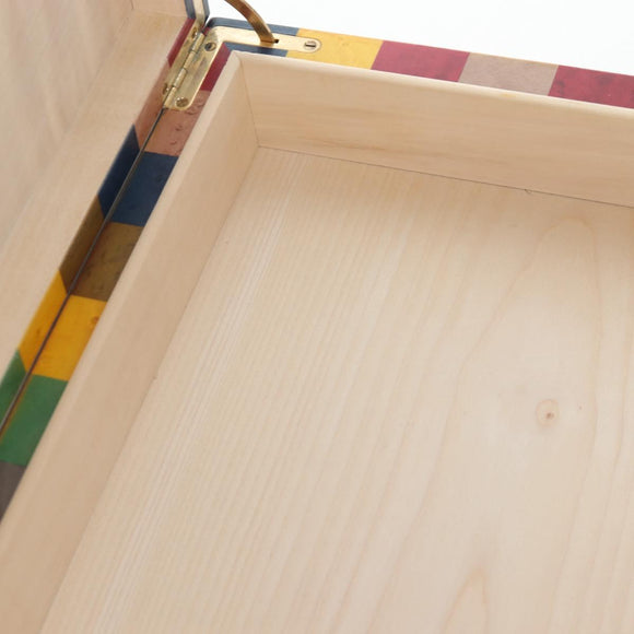 HERMES Interior Box Object Wood Multicolor Auth 199307SM