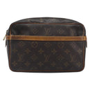 LOUIS VUITTON Monogram Compiegne 23 Clutch Bag M51847 LV Auth 199330-13