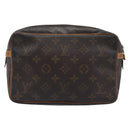 LOUIS VUITTON Monogram Compiegne 23 Clutch Bag M51847 LV Auth 199330-2