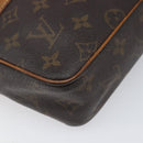 LOUIS VUITTON Monogram Compiegne 23 Clutch Bag M51847 LV Auth 199330-14