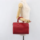 LOUIS VUITTON Epi Speedy 25 Hand Bag Castilian Red M43017 LV Auth 199331V-24