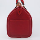 LOUIS VUITTON Epi Speedy 25 Hand Bag Castilian Red M43017 LV Auth 199331V-4