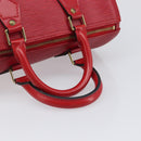 LOUIS VUITTON Epi Speedy 25 Hand Bag Castilian Red M43017 LV Auth 199331V-7