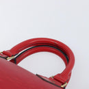 LOUIS VUITTON Epi Speedy 25 Hand Bag Castilian Red M43017 LV Auth 199331V-14