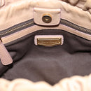 Miu Miu Hand Bag Leather 2way Beige Gold Tone Auth 199333A-19