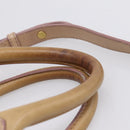 Miu Miu Hand Bag Leather 2way Beige Gold Tone Auth 199333A-8