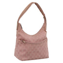 GUCCI GG Canvas Shoulder Bag Pink 001 3386 Auth 199334-1