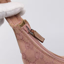 GUCCI GG Canvas Shoulder Bag Pink 001 3386 Auth 199334-17