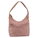 GUCCI GG Canvas Shoulder Bag Pink 001 3386 Auth 199334-13