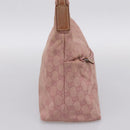 GUCCI GG Canvas Shoulder Bag Pink 001 3386 Auth 199334-3