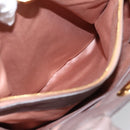 Miu Miu Matelasse Hand Bag Leather 2way Gray Gold Tone Auth 199342A-26