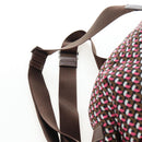 PRADA Backpack Nylon Pink Brown Auth 199345V-15