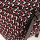 PRADA Backpack Nylon Pink Brown Auth 199345V-19