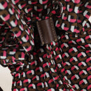 PRADA Backpack Nylon Pink Brown Auth 199345V-24