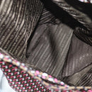 PRADA Backpack Nylon Pink Brown Auth 199345V-11