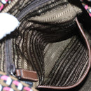 PRADA Backpack Nylon Pink Brown Auth 199345V-28