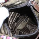PRADA Backpack Nylon Pink Brown Auth 199345V-30