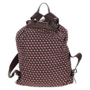PRADA Backpack Nylon Pink Brown Auth 199345V-2