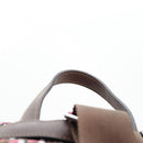 PRADA Backpack Nylon Pink Brown Auth 199345V-14