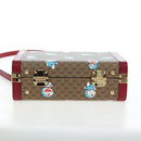 GUCCI Micro GG Supreme Doraemon Hand Bag PVC 2way Brown 633587 Auth 199346SM-5