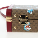 GUCCI Micro GG Supreme Doraemon Hand Bag PVC 2way Brown 633587 Auth 199346SM-17
