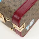 GUCCI Micro GG Supreme Doraemon Hand Bag PVC 2way Brown 633587 Auth 199346SM-19