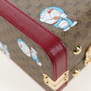 GUCCI Micro GG Supreme Doraemon Hand Bag PVC 2way Brown 633587 Auth 199346SM-20