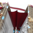 GUCCI Micro GG Supreme Doraemon Hand Bag PVC 2way Brown 633587 Auth 199346SM-26