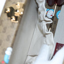 GUCCI Micro GG Supreme Doraemon Hand Bag PVC 2way Brown 633587 Auth 199346SM-29