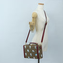 GUCCI Micro GG Supreme Doraemon Hand Bag PVC 2way Brown 633587 Auth 199346SM-32