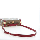 GUCCI Micro GG Supreme Doraemon Hand Bag PVC 2way Brown 633587 Auth 199346SM-9