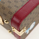 GUCCI Micro GG Supreme Doraemon Hand Bag PVC 2way Beige 633587 Auth 199347SM-18