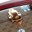 GUCCI Micro GG Supreme Doraemon Hand Bag PVC 2way Beige 633587 Auth 199347SM-23
