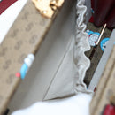 GUCCI Micro GG Supreme Doraemon Hand Bag PVC 2way Beige 633587 Auth 199347SM-29