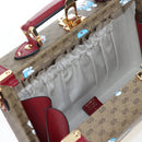 GUCCI Micro GG Supreme Doraemon Hand Bag PVC 2way Beige 633587 Auth 199347SM-30