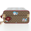 GUCCI Micro GG Supreme Doraemon Hand Bag PVC 2way Beige 633587 Auth 199347SM-3