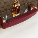 GUCCI Micro GG Supreme Doraemon Hand Bag PVC 2way Beige 633587 Auth 199347SM-8