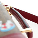 GUCCI Micro GG Supreme Doraemon Hand Bag PVC 2way Beige 633587 Auth 199347SM-14
