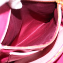 Miu Miu Tote Bag Leather Pink Gold Tone Auth 199349V-21
