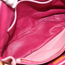 Miu Miu Tote Bag Leather Pink Gold Tone Auth 199349V-24