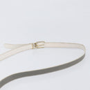 Christian Dior Honeycomb Shoulder Bag PVC Leather White Gold Tone Auth 199351-14